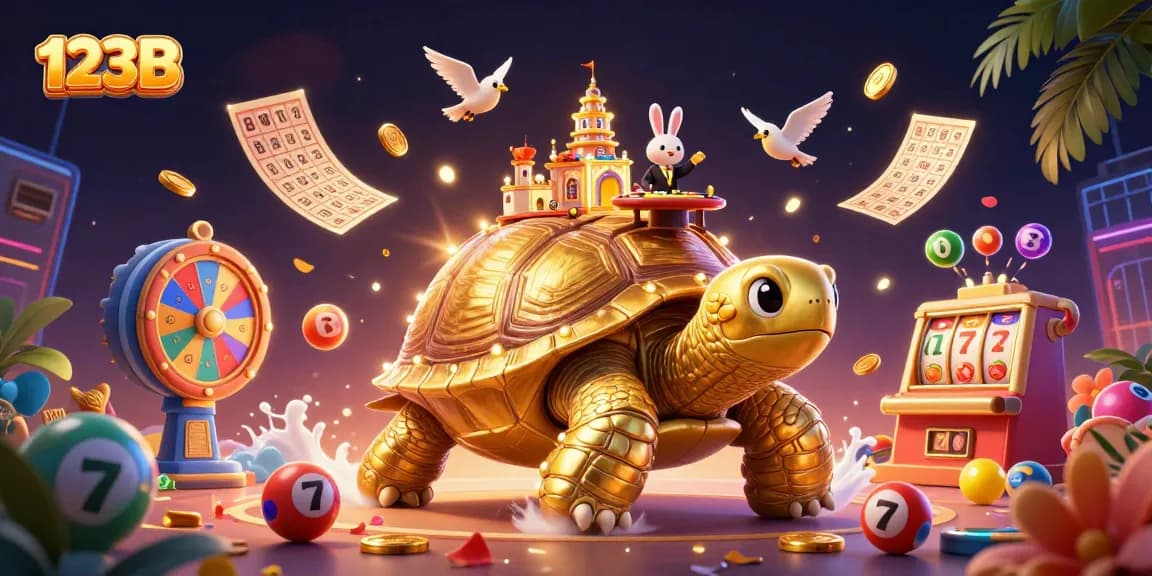 Engage in thrilling gameplay at 123B Casino with vibrant characters and dynamic gaming elements.