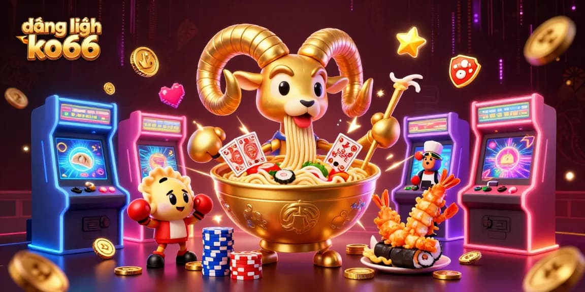 Experience thrilling action with đăng nhập ko66 as vibrant game characters engage in high-stakes gambling.