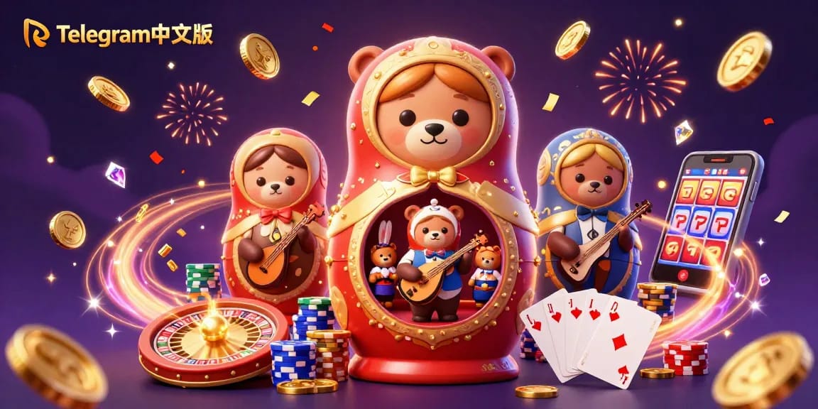 体验Telegram中文版的兴奋，充满活力的赌场元素和角色带来好运！