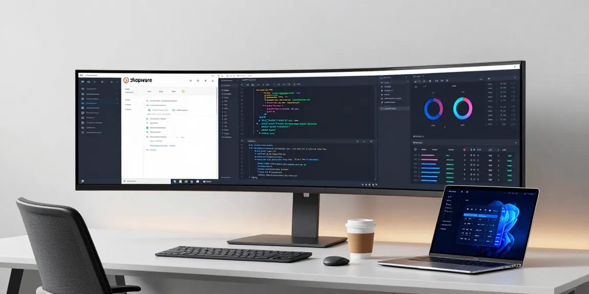 Shopware-Betreuung für eine leistungsstarke E-Commerce-Lösung mit individuellen Softwareentwicklungen und cloudbasierten Anwendungen.