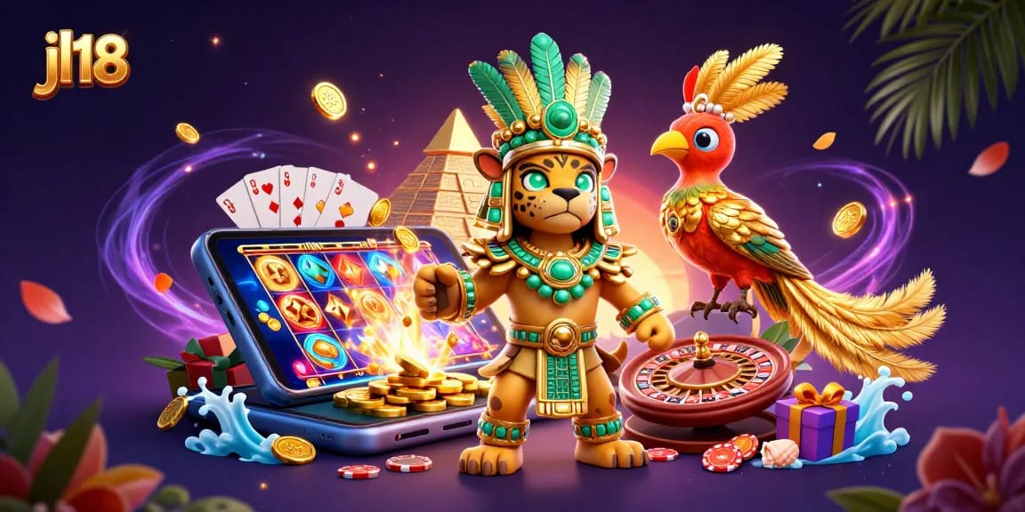 Experience the thrill at jl18 with vibrant casino action and dynamic game elements scattered throughout.