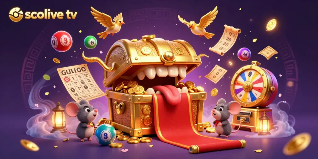 Experience thrilling wins with socolive tv, featuring vibrant lottery games, colorful balls, and golden treasures.