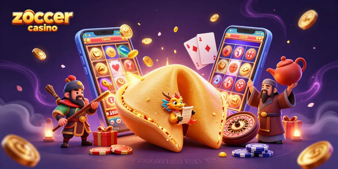 Engage with Zoccer Casino through a lively 3D scene filled with fortune, games, and mystique.