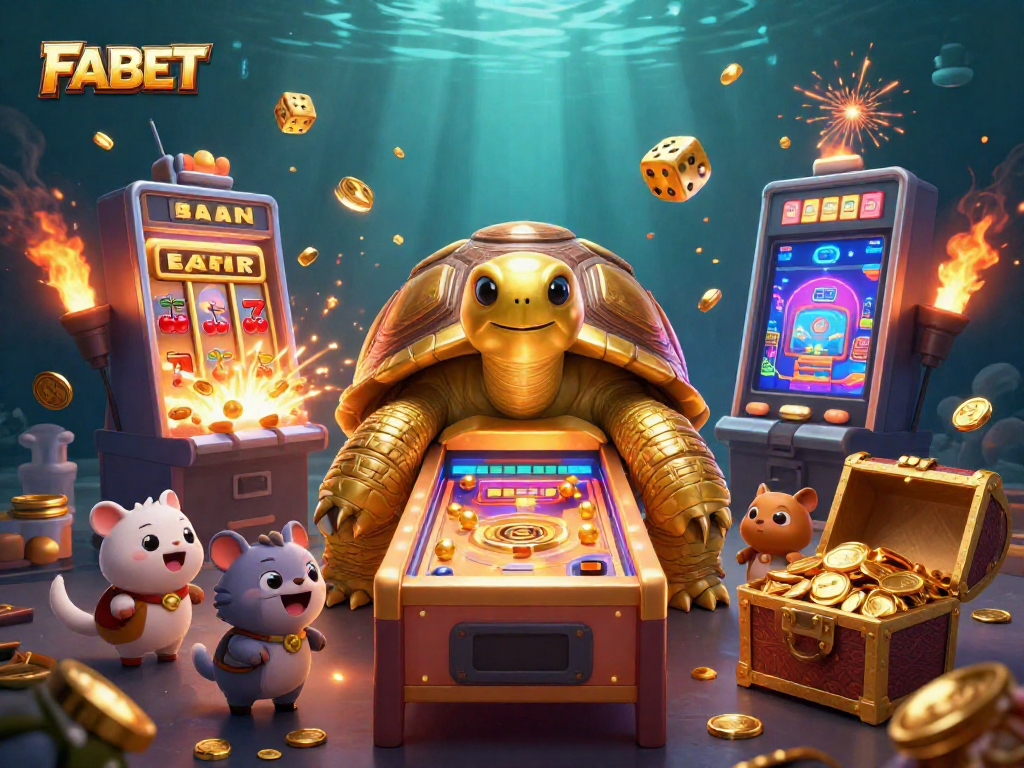 Engage with FABET's thrilling casino adventures through fun pinball and jackpot elements.