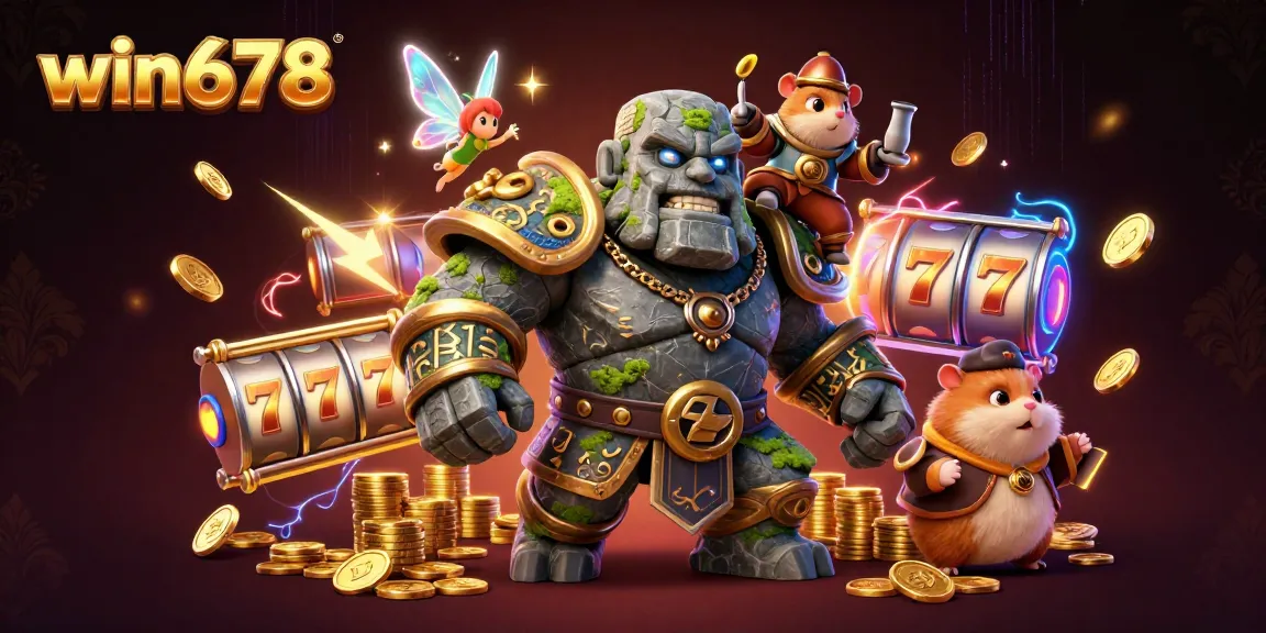 Experience the thrill of win678 with captivating characters and dazzling casino elements.