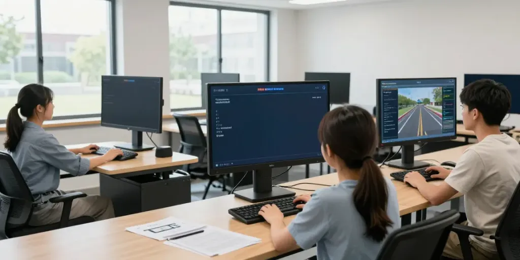 Die Fahrschule Oerlikon bietet eine moderne Lernumgebung mit innovativen Technologien für die Fahrausbildung.