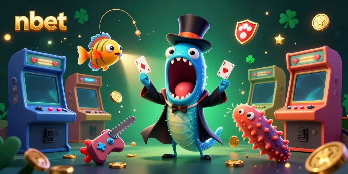 Engage with nbet through a magical underwater casino scene featuring vibrant characters and game elements