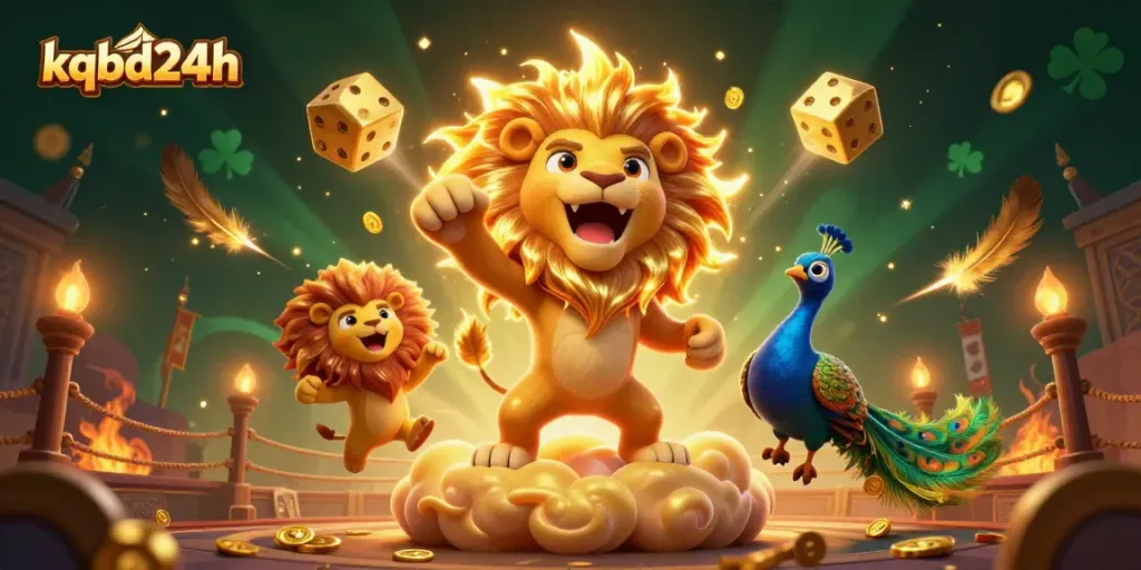 Experience thrilling gameplay at kqbd24h with vibrant 3D characters and dynamic gambling elements.