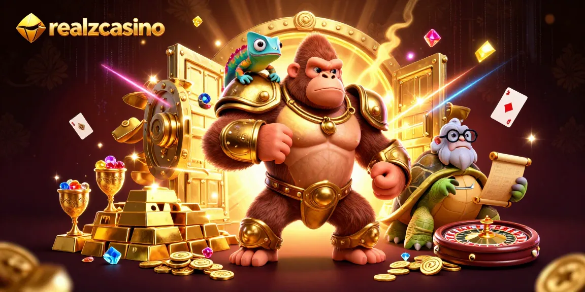 Erlebe realzcasino mit aufregenden Roulette- und Poker-Elementen in einer lebhaften 3D-Illustration.