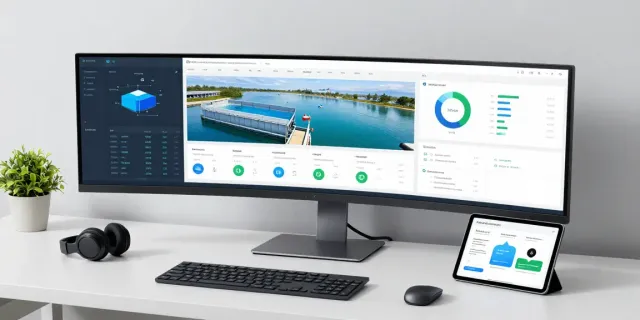 Die entkalkungsanlage Aquasain nutzt moderne Softwaretechnologie zur Wasserbehandlung und Optimierung von Kalkschutzlösungen.