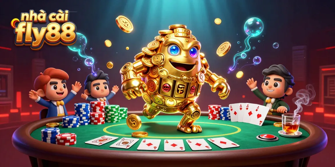 Engage with the exciting world of nhà cái fly88 as golden golem shuffles poker elements and bonuses.