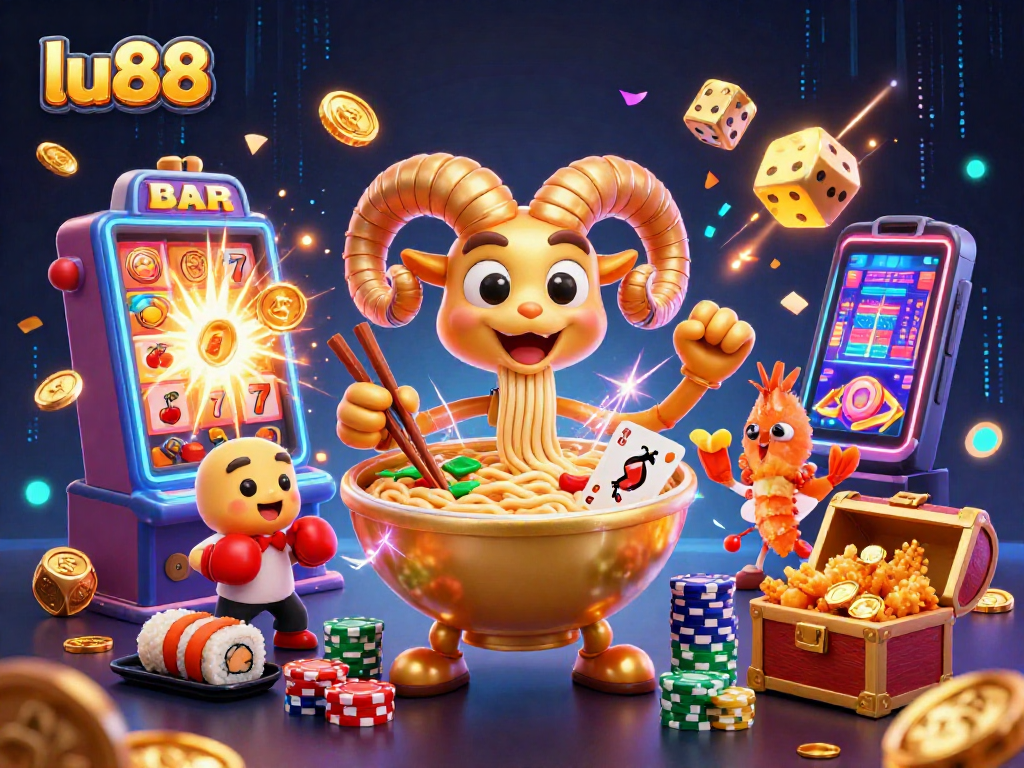 lu88 engages players in thrilling gameplay with a vibrant, entertaining 3D casino scene