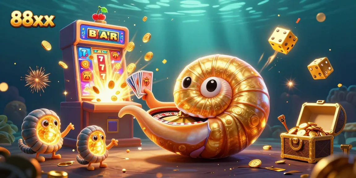 Betting with the exciting 88xx online casino featuring vibrant slots and golden spirals.