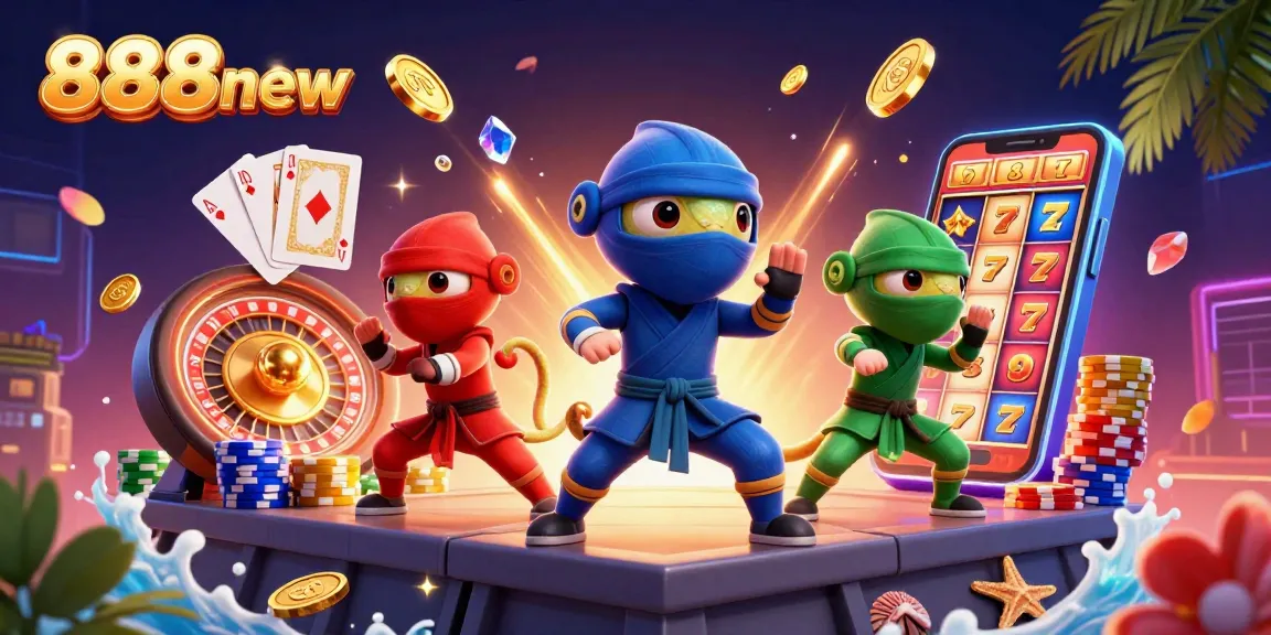 Experience the excitement of 888new as stunning 3D chameleons embody online casino action.