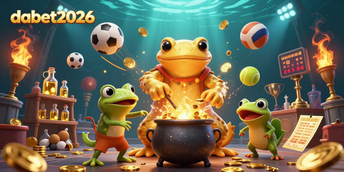Engage in lively sports betting action with dabet2026 showcasing a golden alchemist's casino magic.