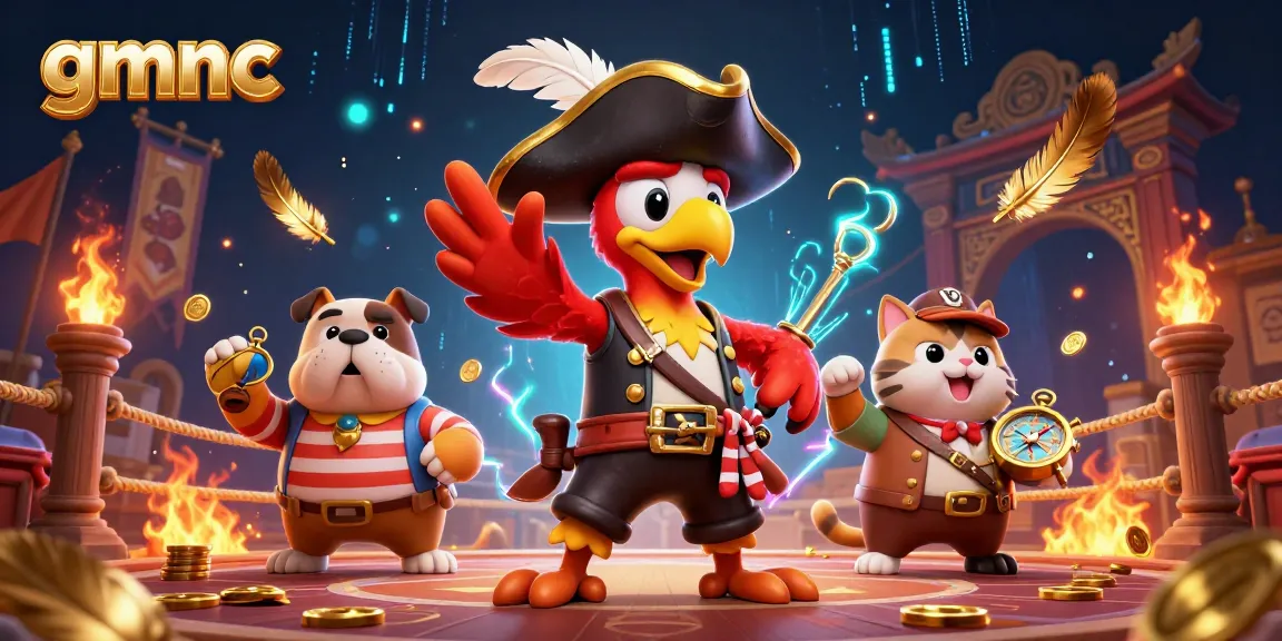 Experience the gmnc platform showcasing a vibrant casino scene filled with characters and gaming elements, designed for bettors.
