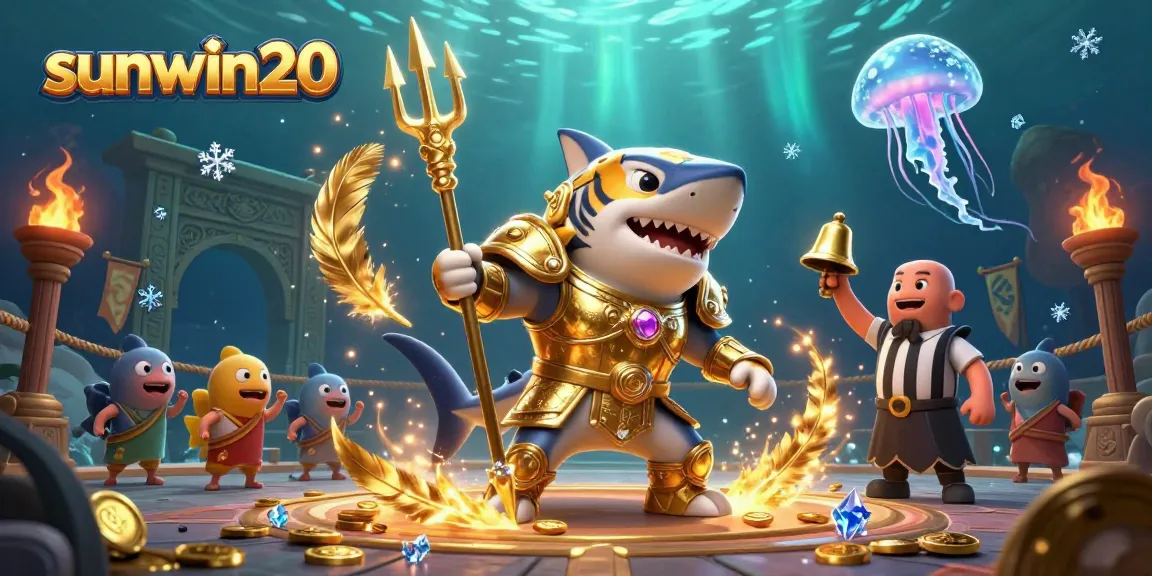 Experience the vibrant underwater challenge in sunwin20's dynamic casino scene, filled with excitement and rewards.